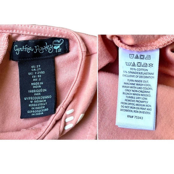 CYNTHIA ROWLEY ☀️ Toddler Girls’ Mix & Match 3-Piece Set | 2T - Picture 6 of 11